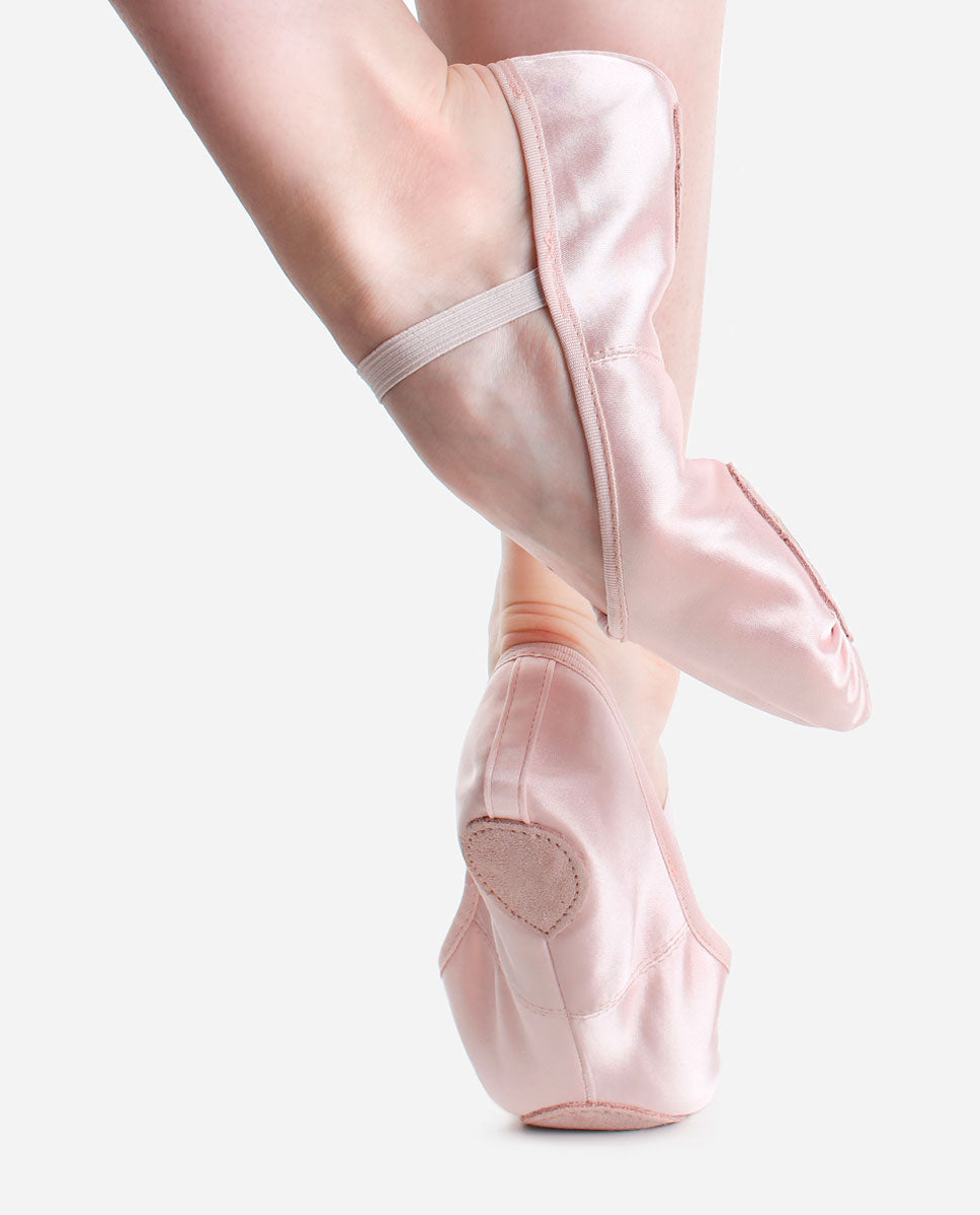Ballet Split-Sole Demi-Pointe Shoes - Pink - Bisque - Starever