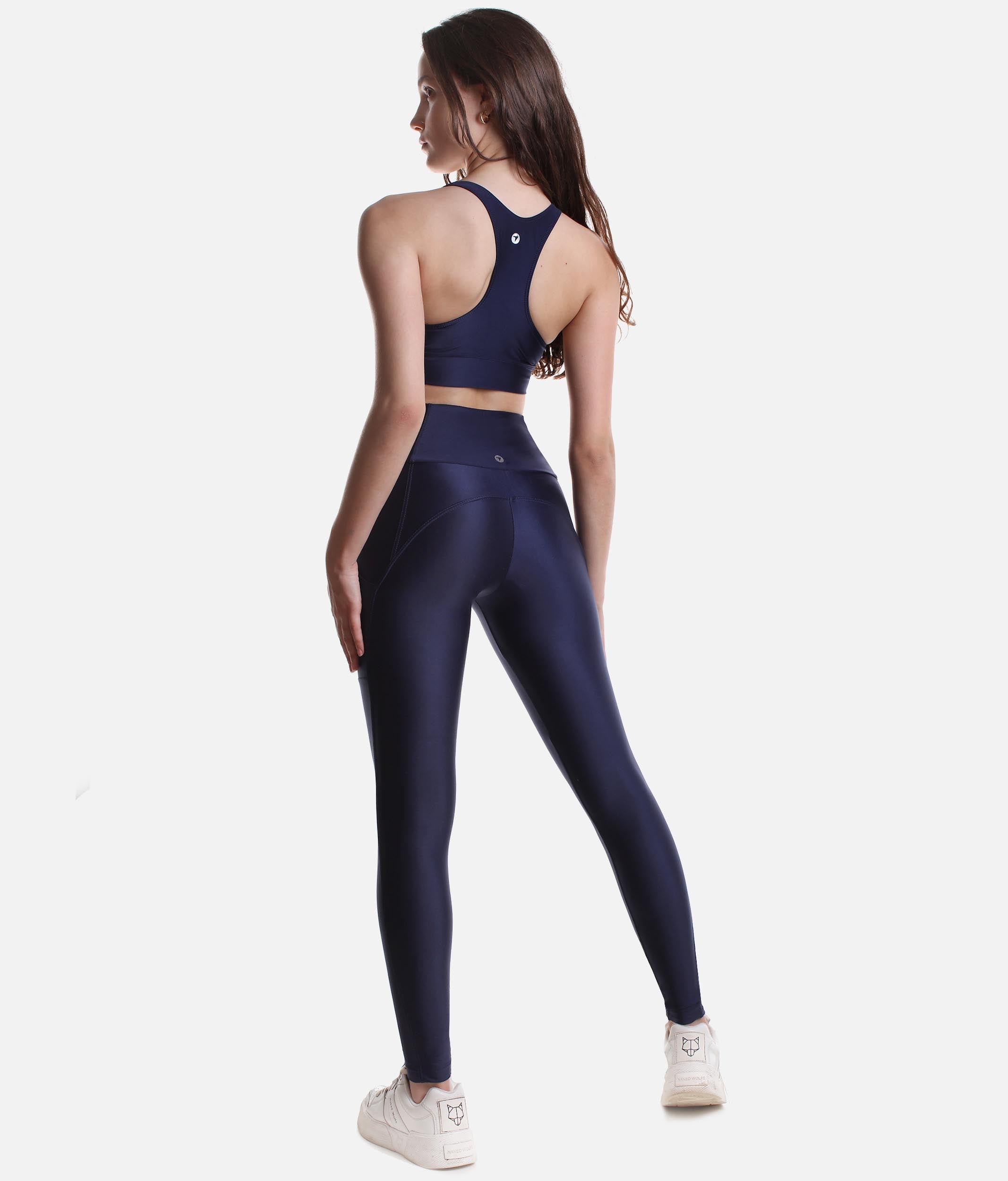 Navy Fade Leggings with pockets