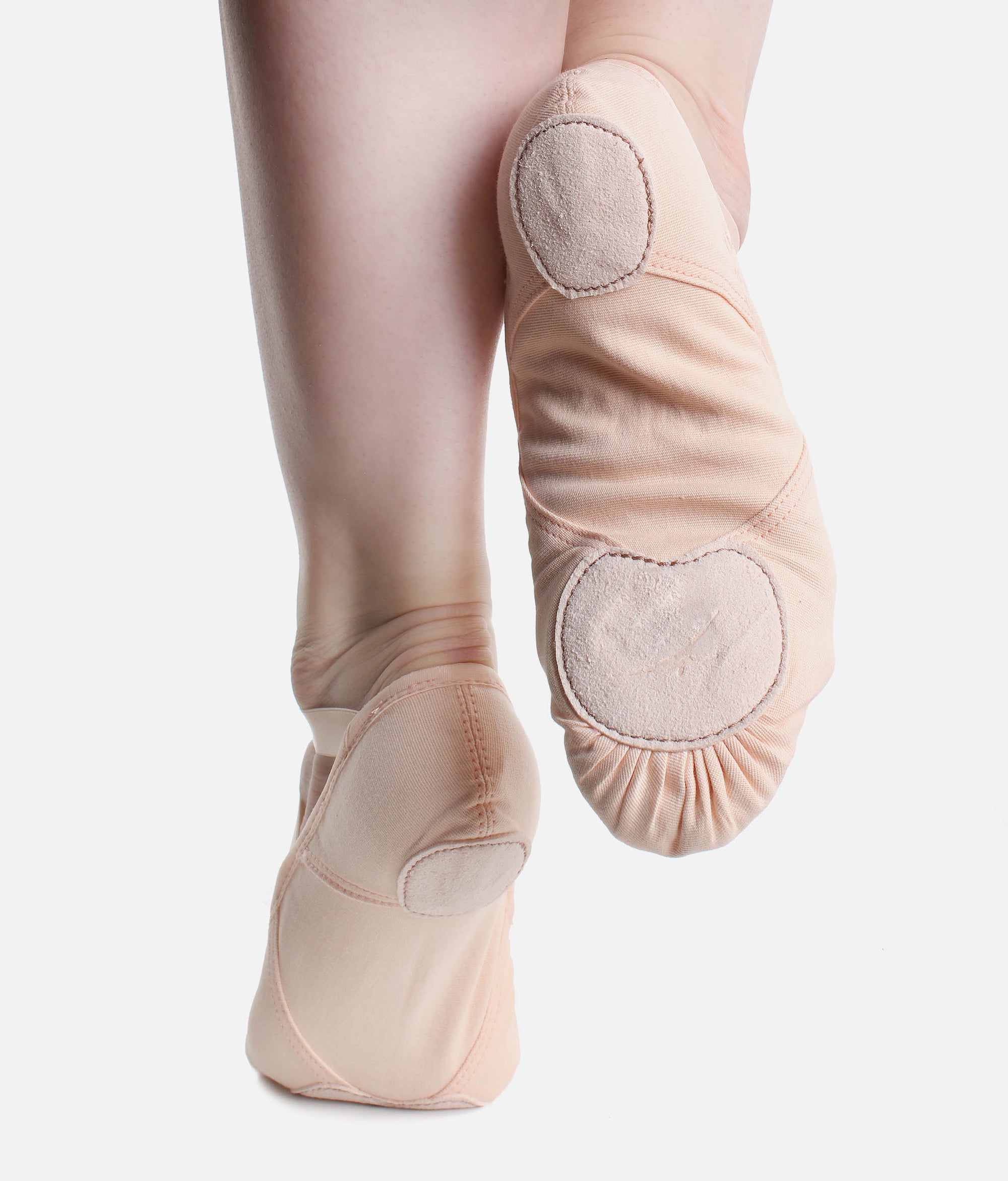 Stretch Canvas Split Sole Vegan Ballet Shoes - SD 140