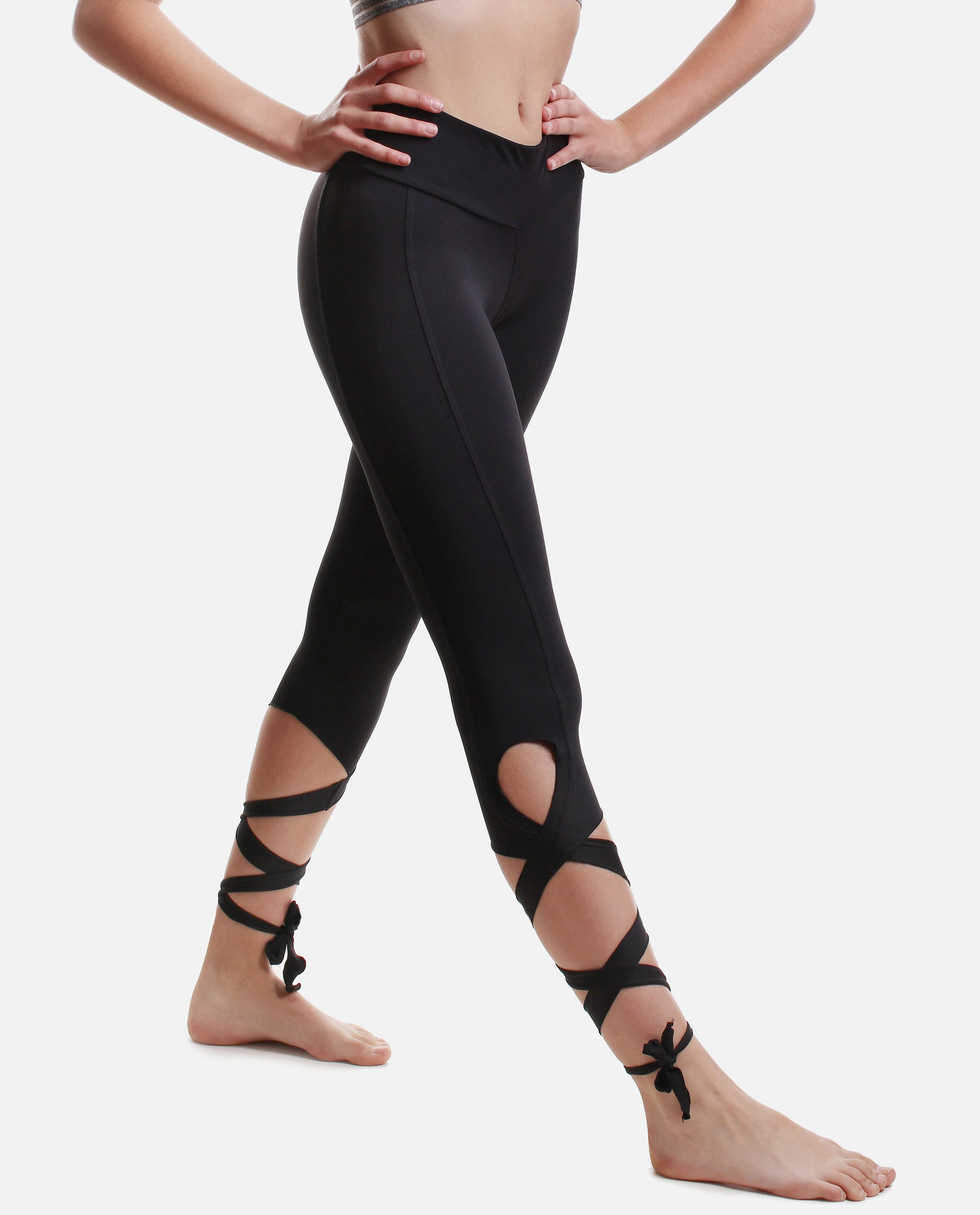 Tie Leg Dance Leggings - RDE 1656