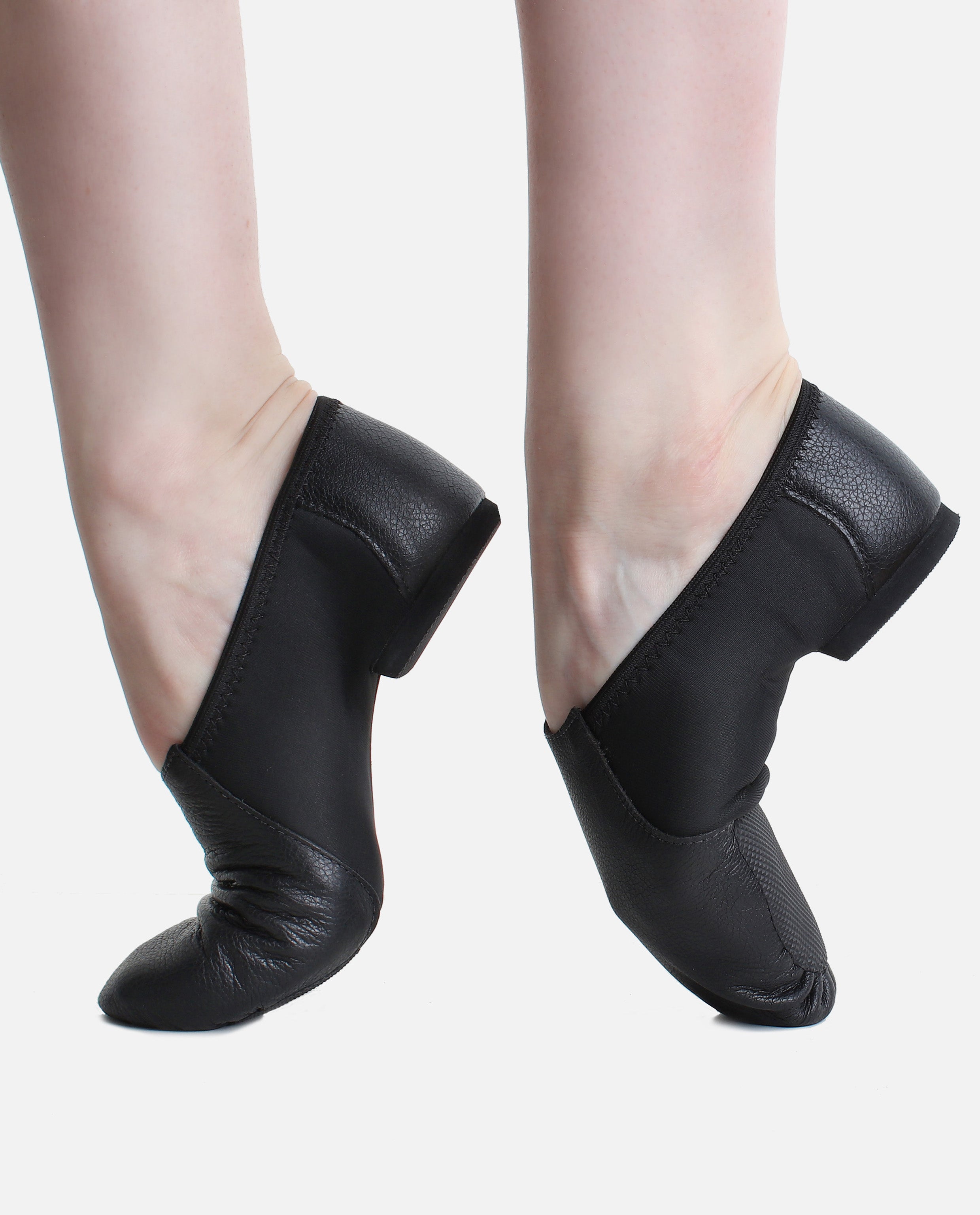 Child's Split Sole Jazz Shoe, Black Leather - So Danca UK & Ireland